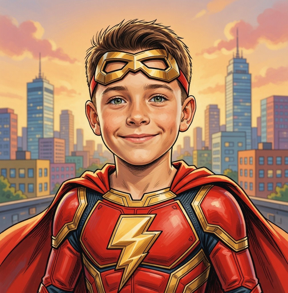 little superhero for boys alter8 theme