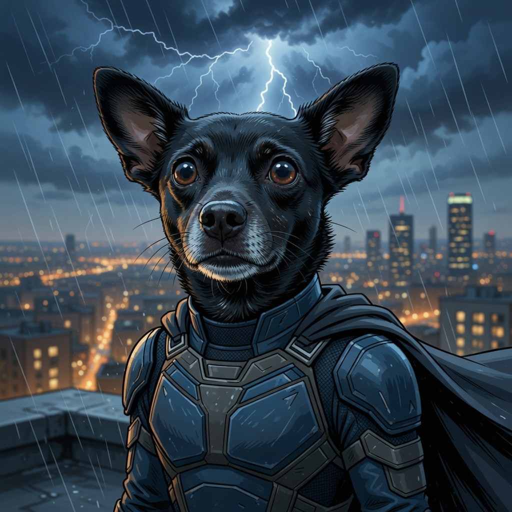 pet superhero transformation by alter8